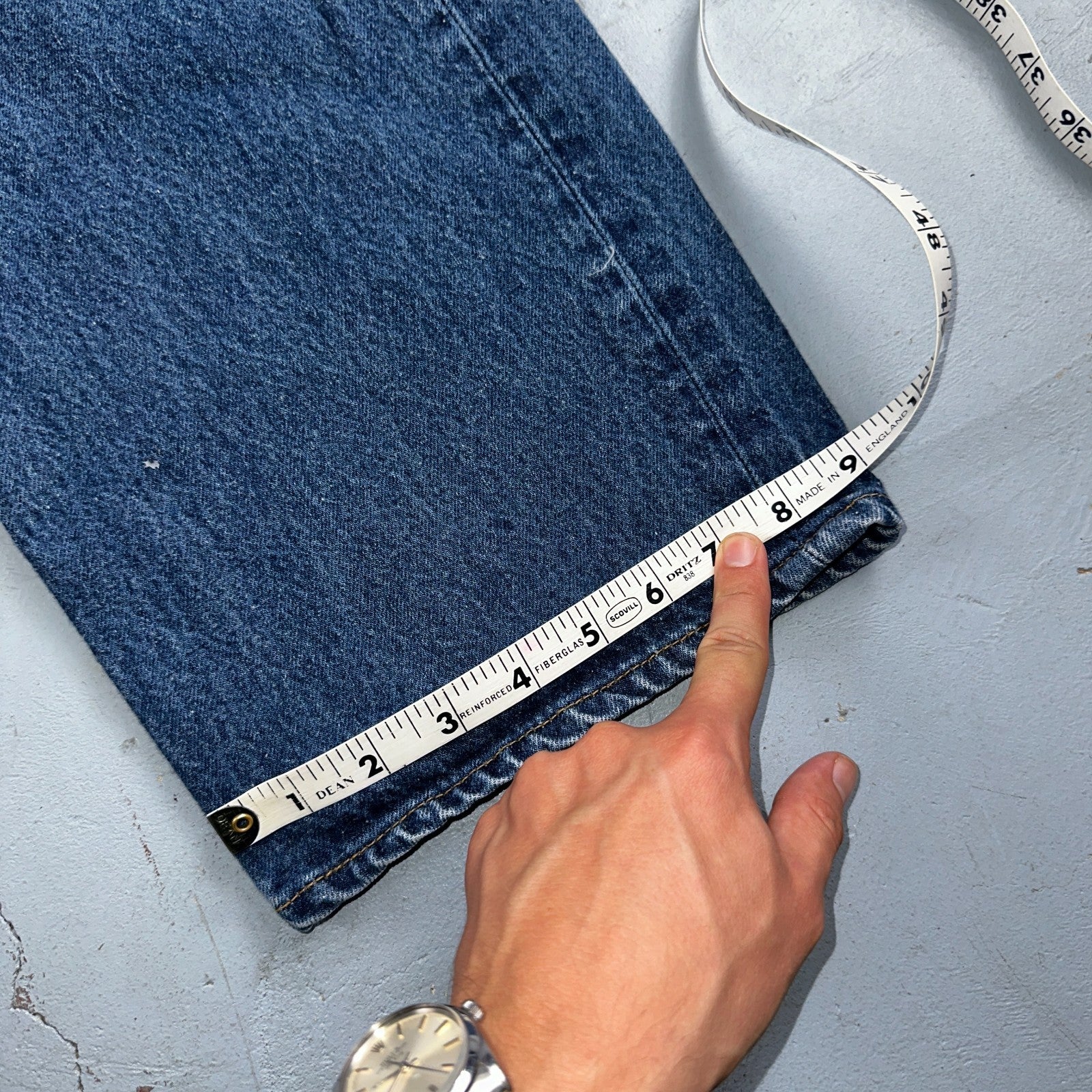 Levis 501 Vintage 90s USA XX Straight Leg Jeans Blue Med Wash 44x32 Act 40x28