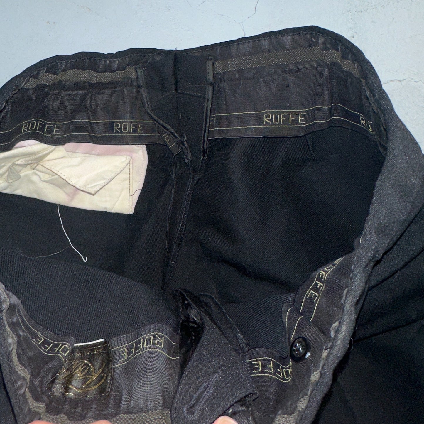 Roffe Jett Ski Pants Vintage Men’s 34 Regular Black USA 1960s Rockabilly 60s