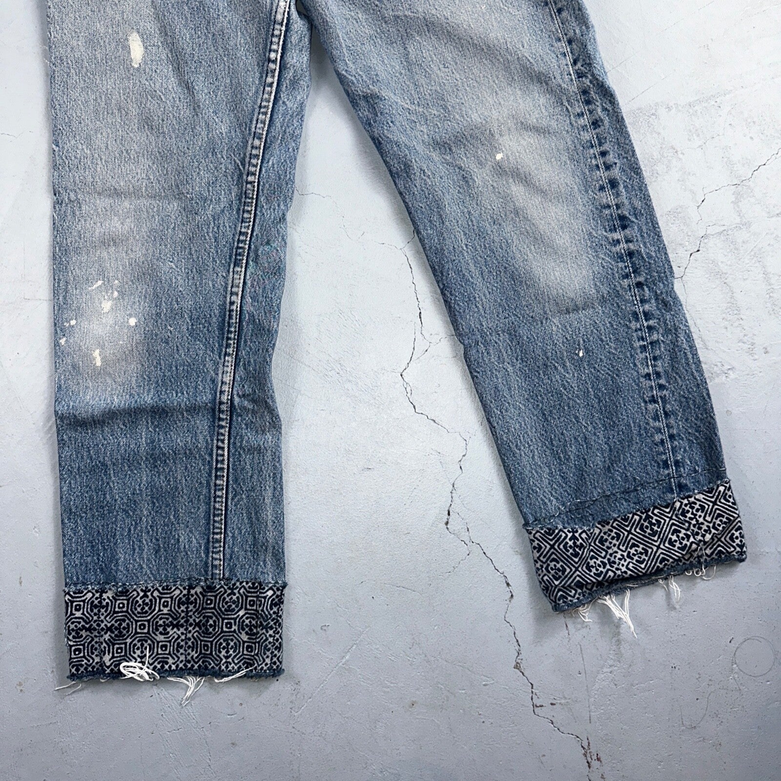 Levis 501 Vintage 80s USA XX Straight Leg Jeans Blue Light Wash 32x33 Act 29x27