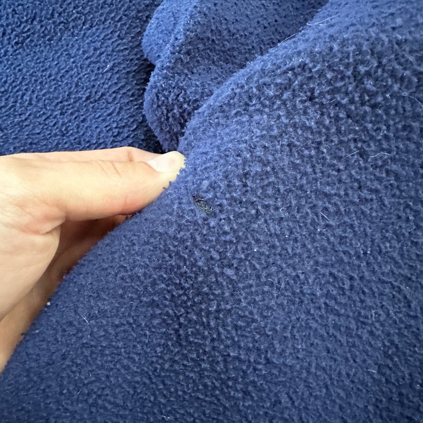 Patagonia Vintage 80s Zip Up Fleece Jacket Navy Blue Full Bomber 90s Deep Pile