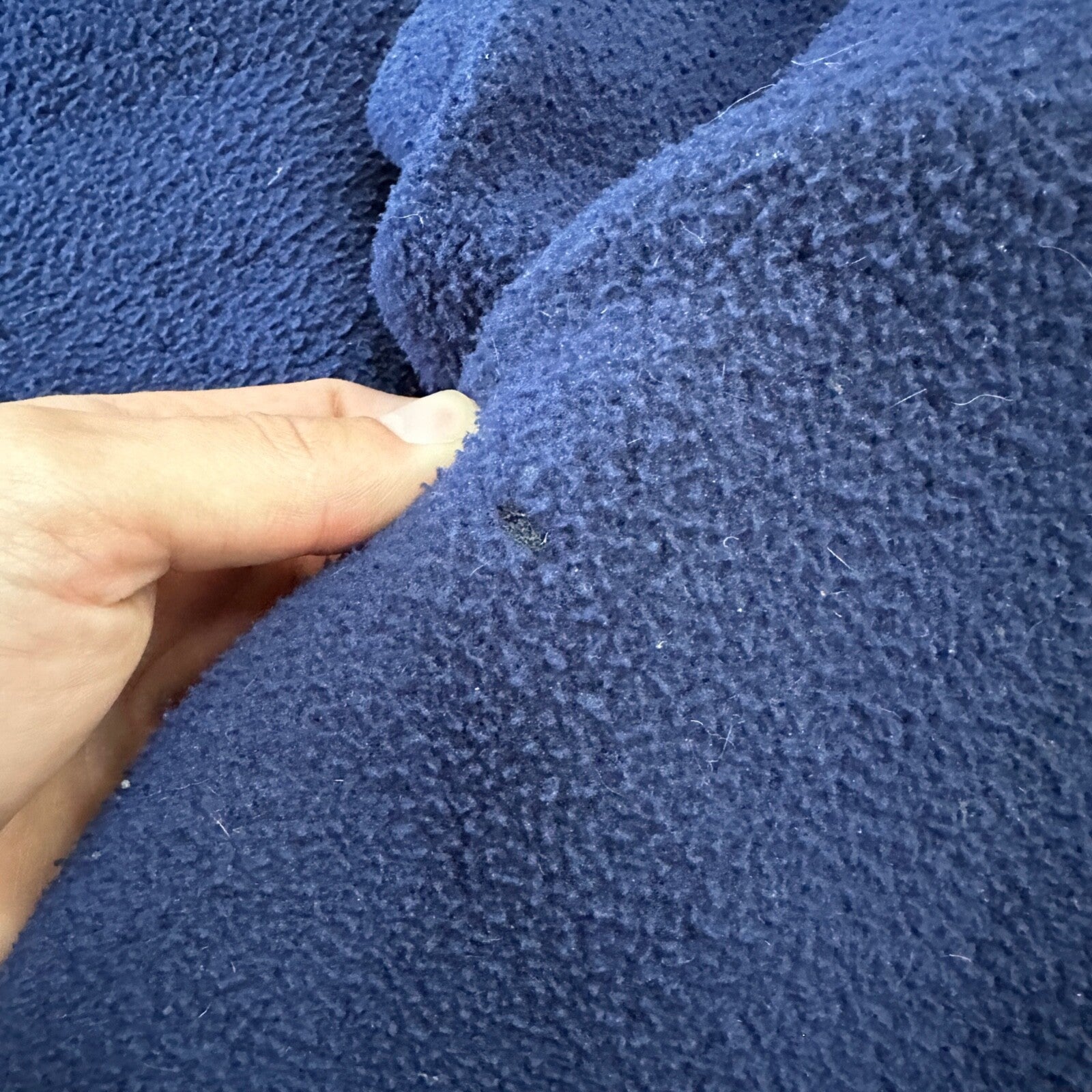 Patagonia Vintage 80s Zip Up Fleece Jacket Navy Blue Full Bomber 90s Deep Pile