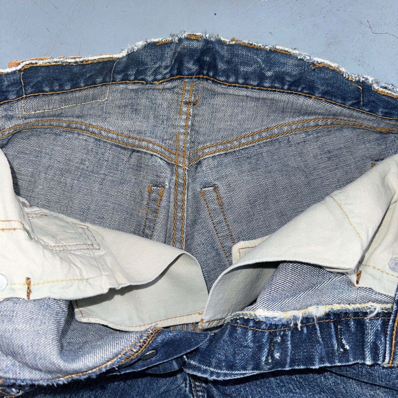 Levis 501 Big E Vintage 60s Redline Selvedge USA XX 1960s Jeans 28x32 Act 26x28