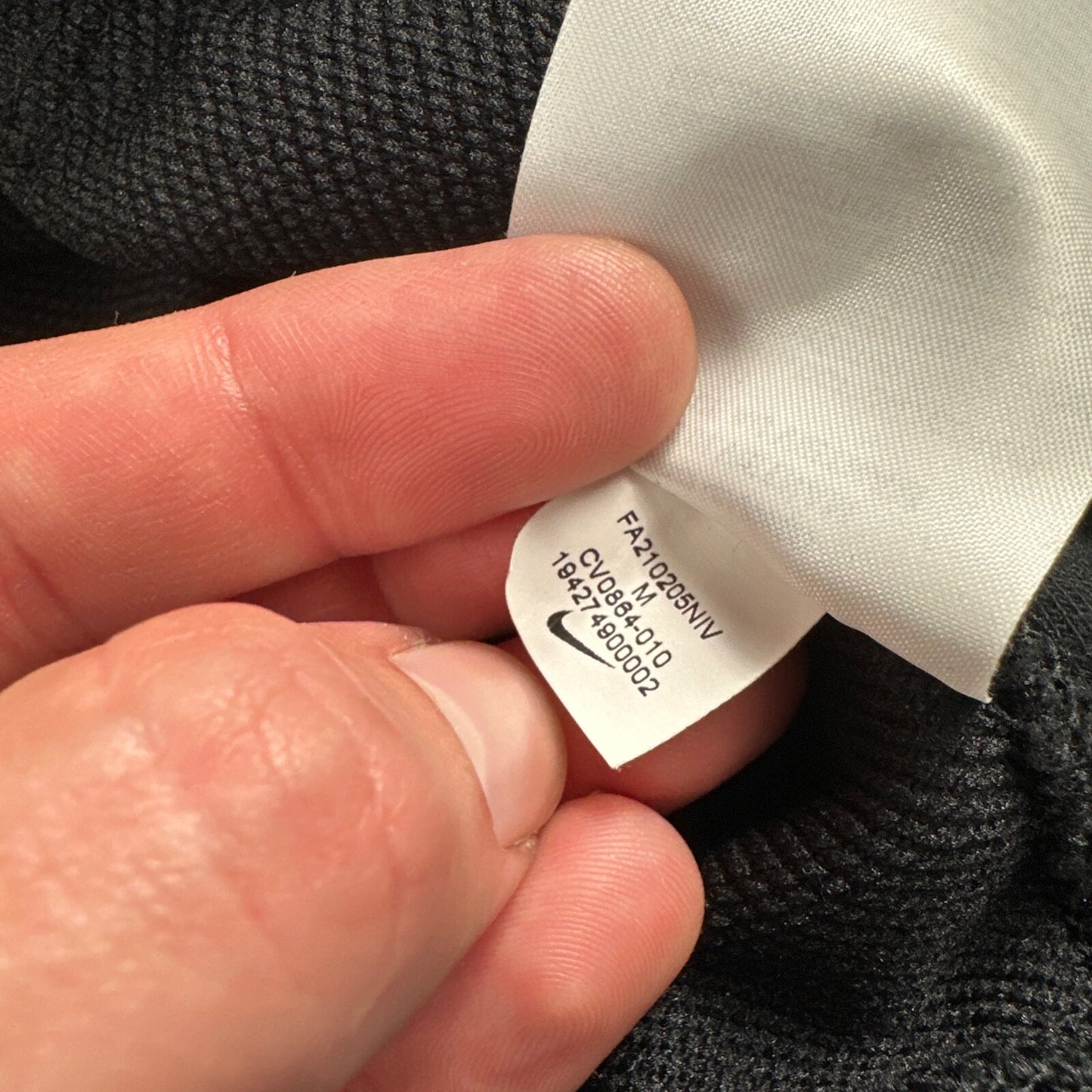 Nike After Hood Hoodie Sweatshirt Men's Size M Dri Fit West Basketball Black