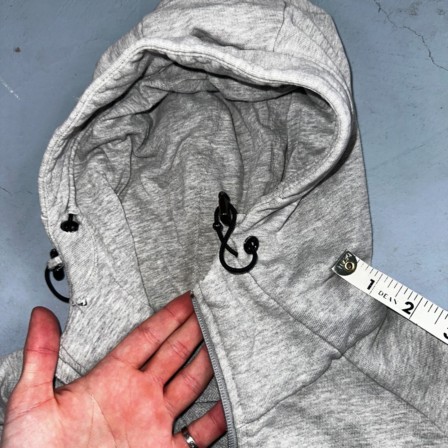 RLX Ralph Lauren Hoodie Mens Medium Gray Hybrid Pullover Gray Logo Training Gym