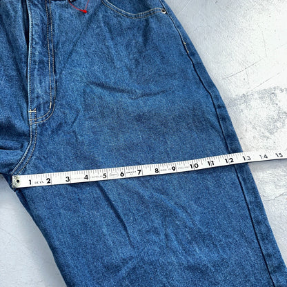 Vintage 90s Eddie Bauer Medium Wash Relaxed Fit Denim Jeans Womens 16 29x34