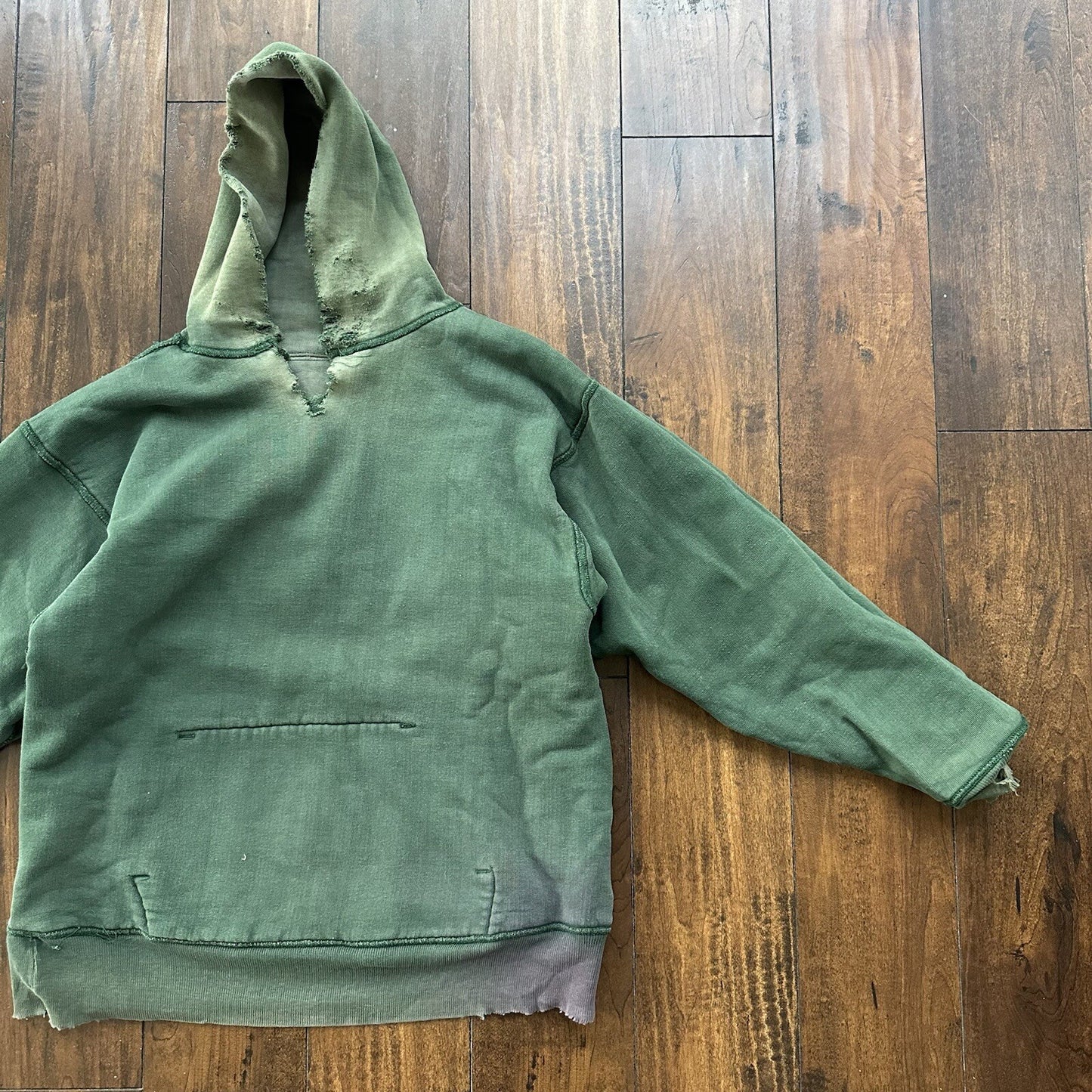 Champion 1970s Double Face RW Blank 70s Sweatshirt VTG Hoodie Afterhood Thrashed