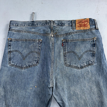 Levis 501 Vintage Y2K XX Straight Leg Jeans Blue Light Wash 40x34 Act 40x32