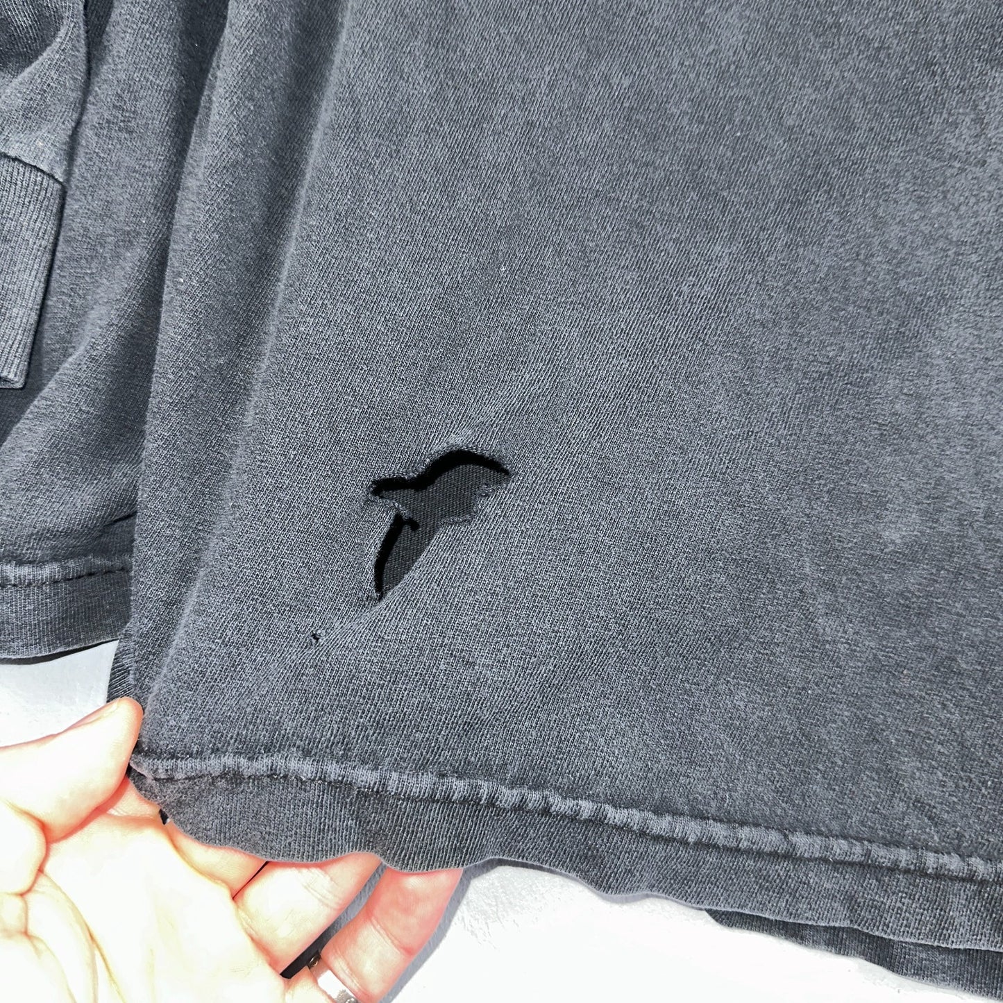 Sturgis Y2K Skulls Long Sleeve VTG T Shirt Biker Motorcycle 2008 Black Grunge