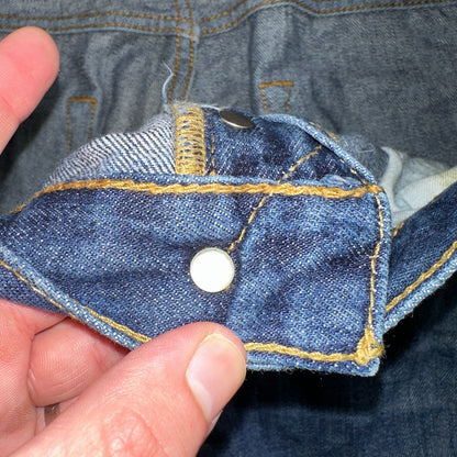 Levis 501 Y2K XX Straight Leg Jeans Blue VTG Dark Wash 40x32 Act 40x31