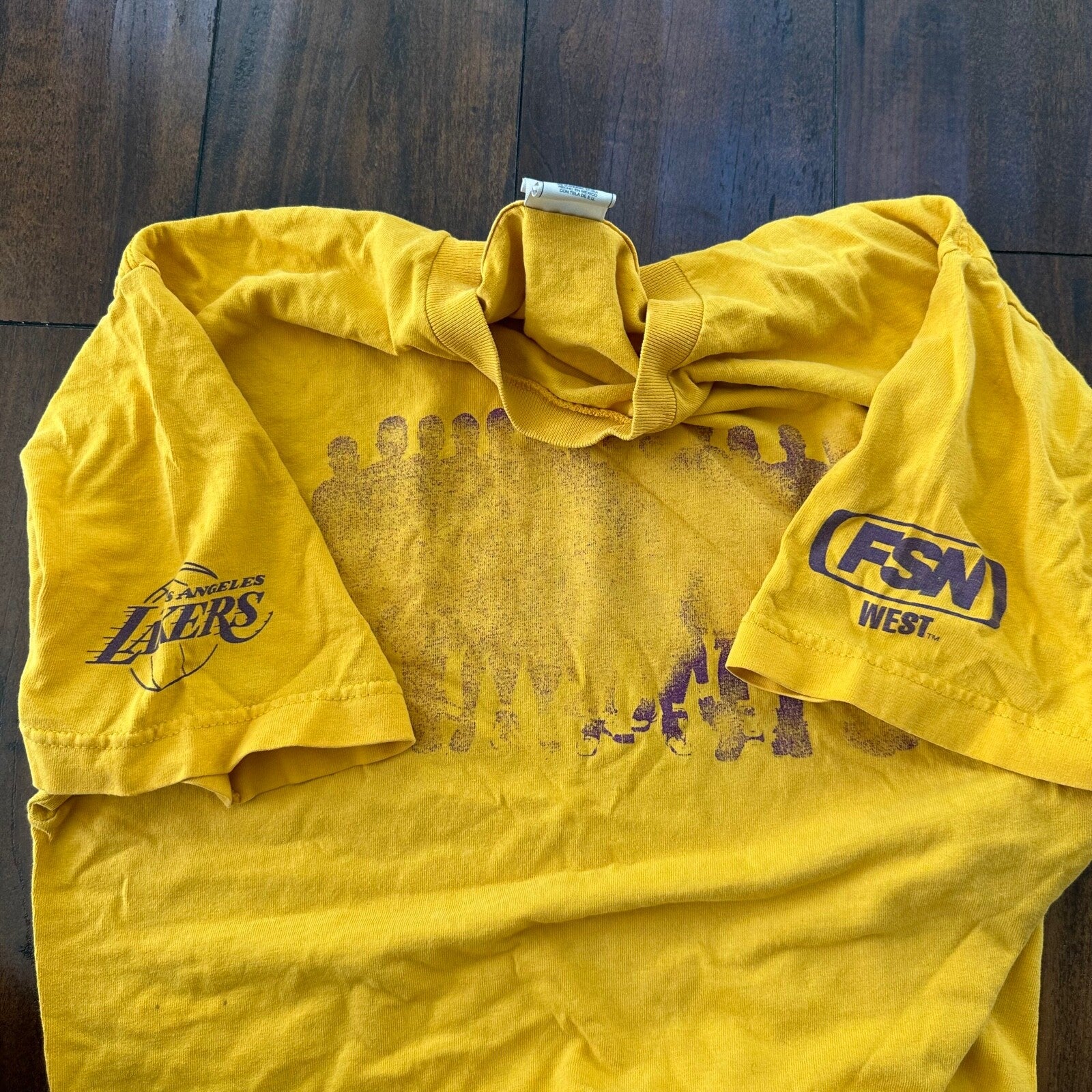 LA Lakers Vintage T Shirt Mamba NBA Basketball Kobe Bryant Black Shaq AAA Rap