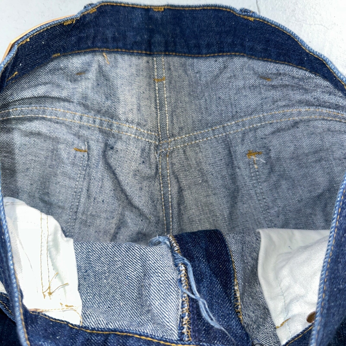 VTG 70s Sears Roebucks Jeans 34x30 Mens USA Rockabilly Dark Rockabilly Scovill