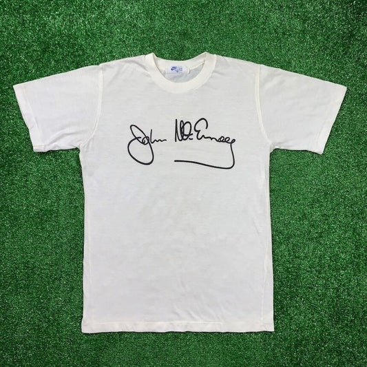 Nike Vintage T Shirt USA Rare Challenge Court John McEnroe Tennis OG 80s Japan