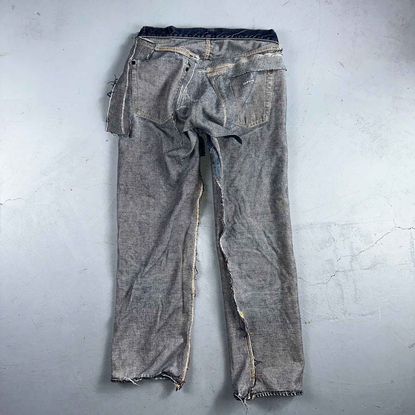 Levis 501 XX Big E Vintage 50s Redline Selvedge USA XX Reworked Jeans 29x29