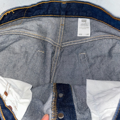 Levis 501 Vintage Y2K 90s XX Straight Leg Jeans Blue Dark Wash 36x40 Act 34x35