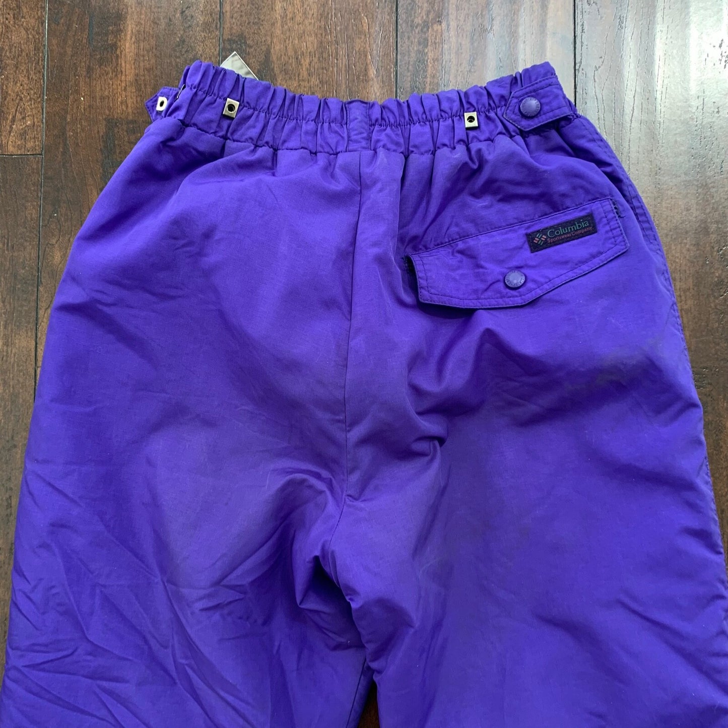 Vintage Columbia Sportswear Women's Purple High Rise Skiing Snow Pants 90s