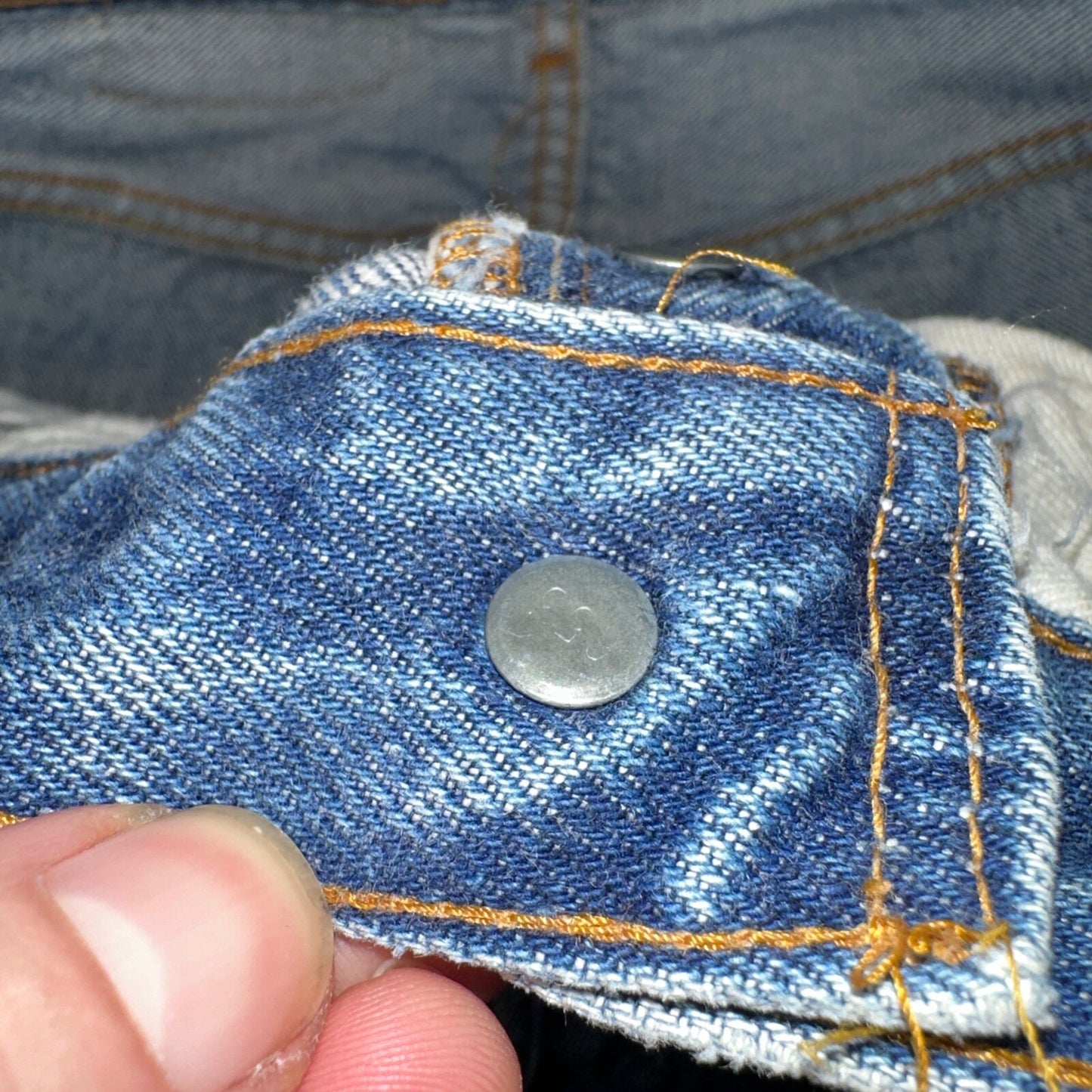 Levis 501 Vintage 80s USA XX Straight Leg Jeans Blue Med Wash 30x36 Act 27x31