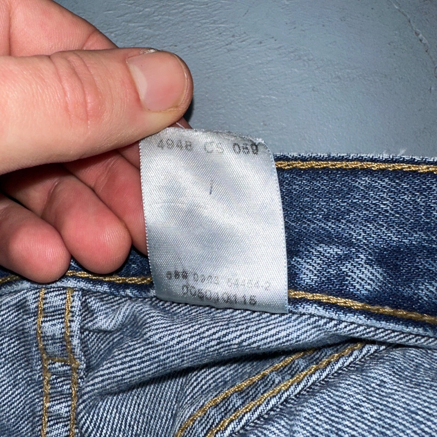 Levis 501 Vintage 90s Mexico Straight Leg Jeans 36x32 Y2K Med Wash Act 34x30