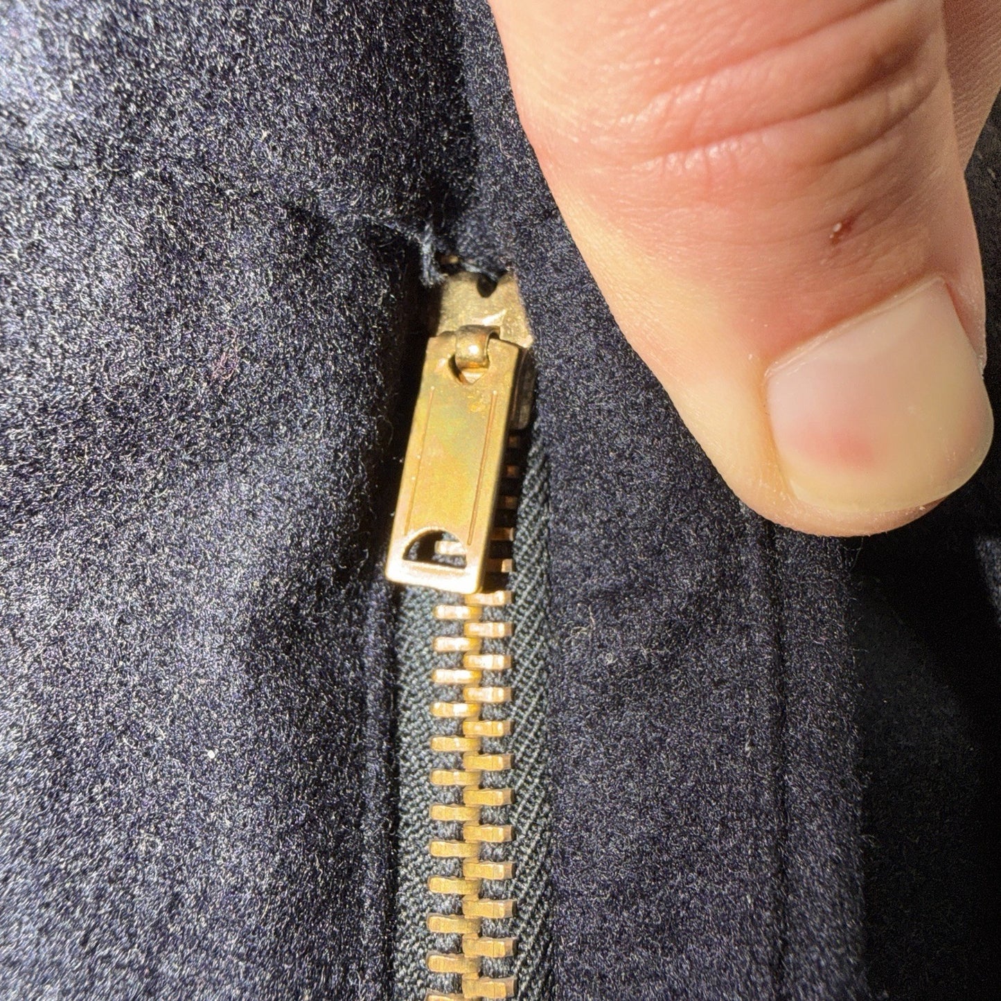 VTG 40s WWII US Naval Clothing Factory Wool Sailor Pants Navy 30L Bell Bottoms