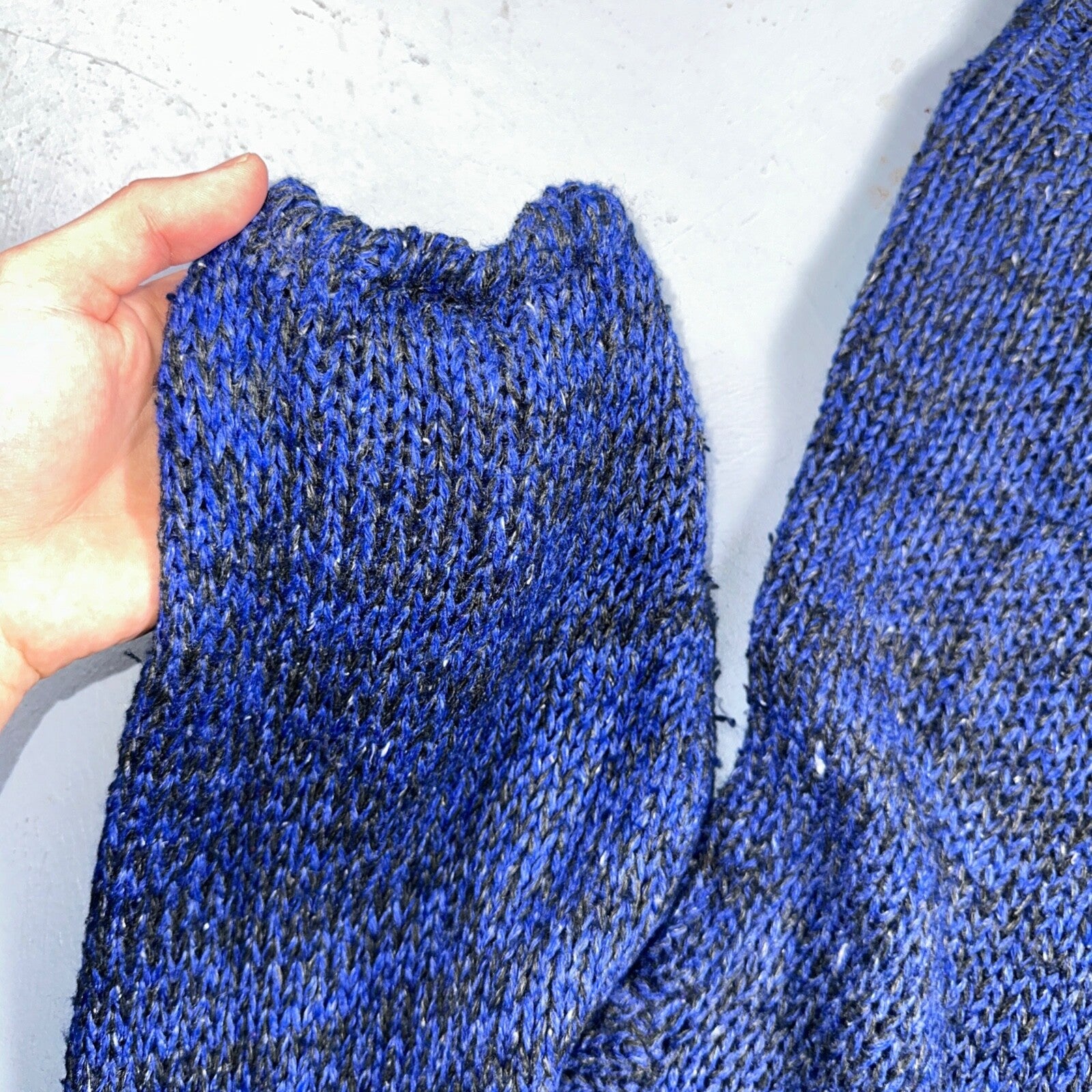 Visage Winter Womans Cardigan Knit Sweater Cozy 80s Active Winter Ramie Purple