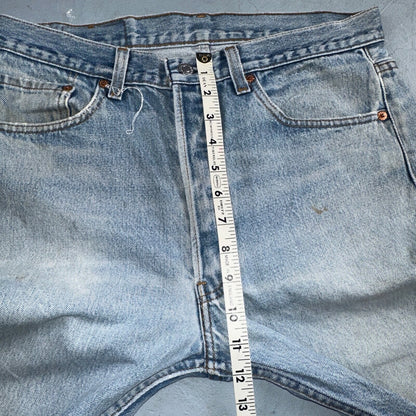 Levis 501 Vintage 90s USA XX Straight Leg Jeans Blue Light Wash 34x36 Act 32x32