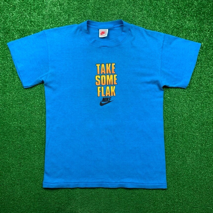 Nike Air Force 3 Take Some Flak Rare Vintage T Shirt USA Rare 80s 90s Rap Music