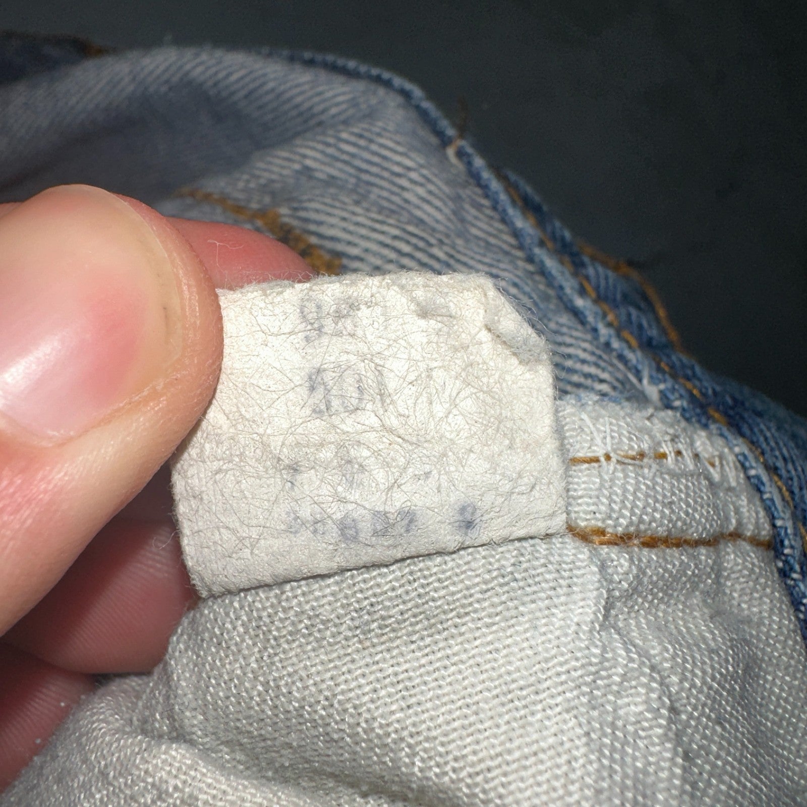 Levis 501 Vintage 70s SS Redline Selvedge USA XX Jeans Med Wash 48x30 Act 43x22