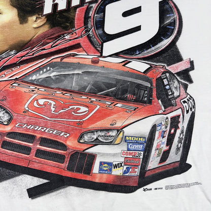 Kasey Kahne VTG Shirt Large Nascar Dodge #9 Car Racing Chase Authentics XL Y2K