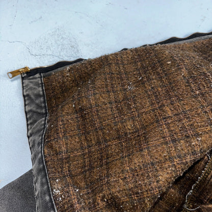 Carhartt VTG Detroit Jacket Men's 2XL Lined Blanket Workwear J97 BLK Thrashed