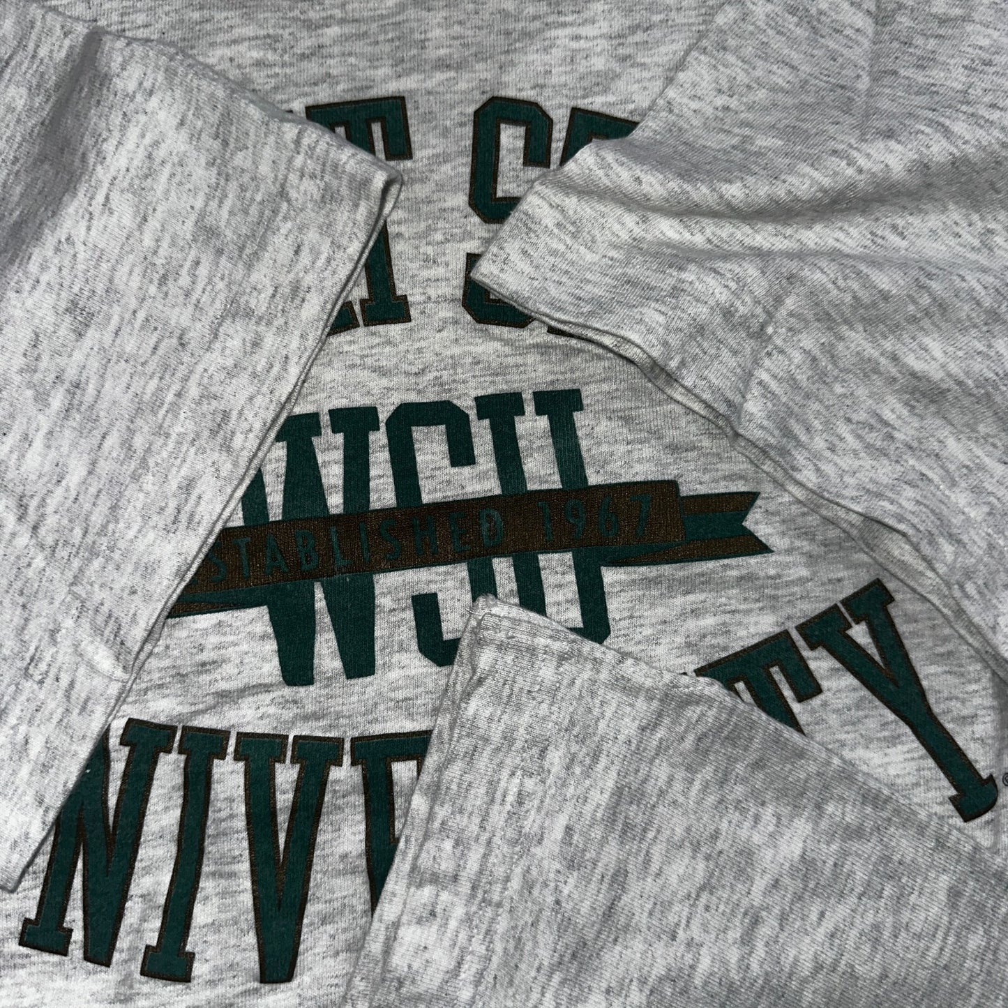 Wright State University XL VTG T Shirt WSU College School USA Gray Graphic Tee