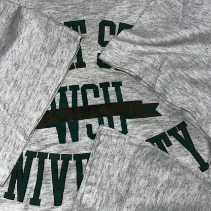 Wright State University XL VTG T Shirt WSU College School USA Gray Graphic Tee