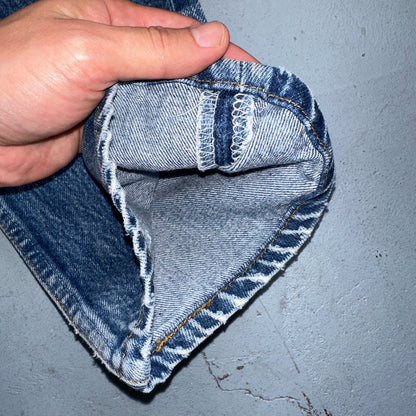 Levis 501 Vintage 90s USA XX Straight Leg Jeans Blue Med Wash 35x34 Act 32x30