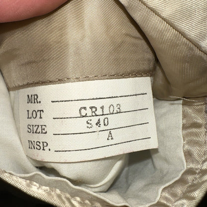 VTG Mens Suit 40S Jacket Sport Coat Rockabilly 80s 90s Wool Stripe Brown Short