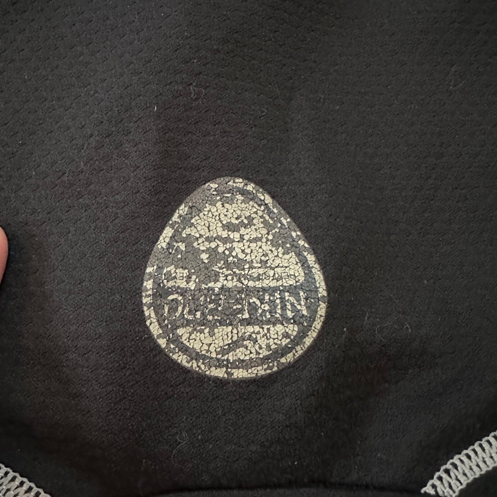 VTG Nike Active Pullover Sweater Women's L Black 1/2 Zip Therma-Fit Running 90s