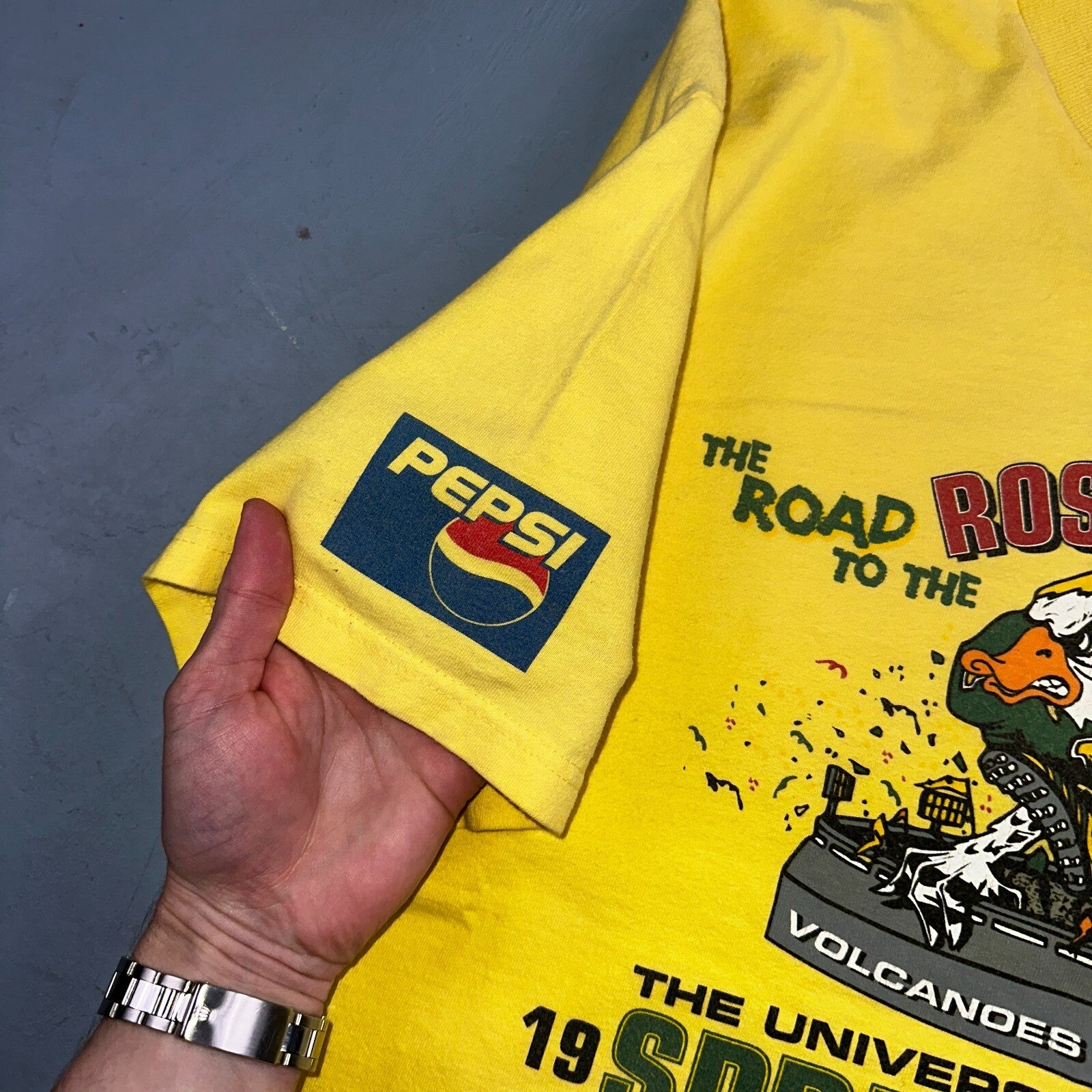 Oregon Ducks Rose Bowl 1998 VTG T Shirt Hanes Spring Pepsi 90s XL Eugene Promo