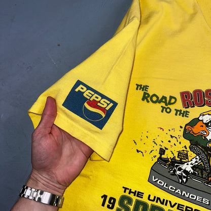 Oregon Ducks Rose Bowl 1998 VTG T Shirt Hanes Spring Pepsi 90s XL Eugene Promo