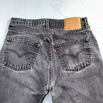 Levis 501 Vintage 90s USA XX Straight Leg Jeans Black Med Wash 32x32 Act 30x30