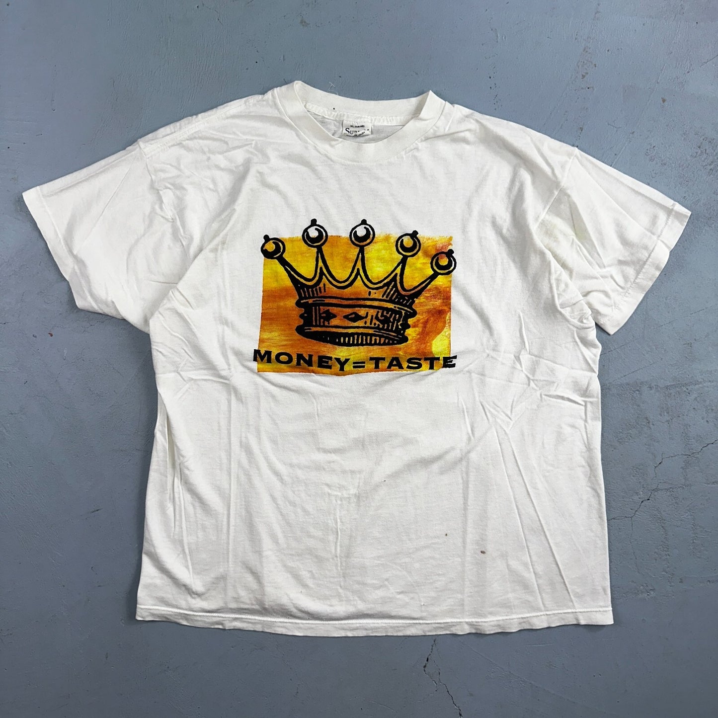 Money Taste 80s Single Stitch Graphic VTG T Shirt Crown Cool Biggie Rap Music