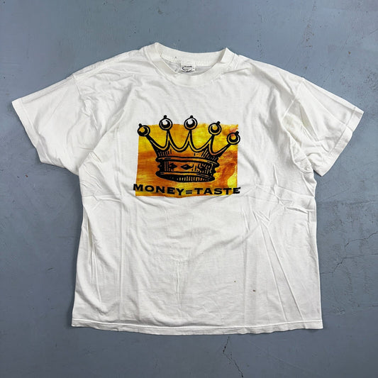 Money Taste 80s Single Stitch Graphic VTG T Shirt Crown Cool Biggie Rap Music