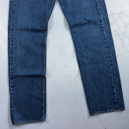 Levis 501 Y2K XX Straight Leg Jeans Blue VTG Med Wash 36x38 Act 33x33