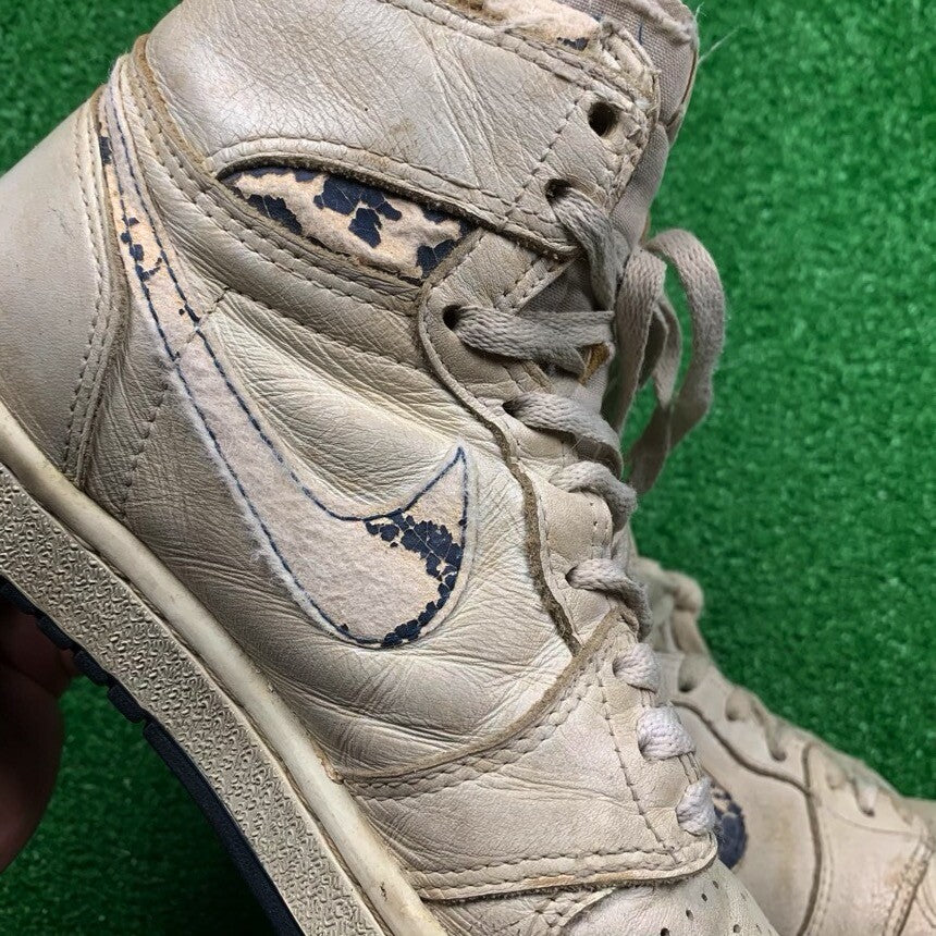 Nike OG 1985 Air Jordan 1 Metallic Blue Chicago Rare Vintage 85 8 Bred Royal