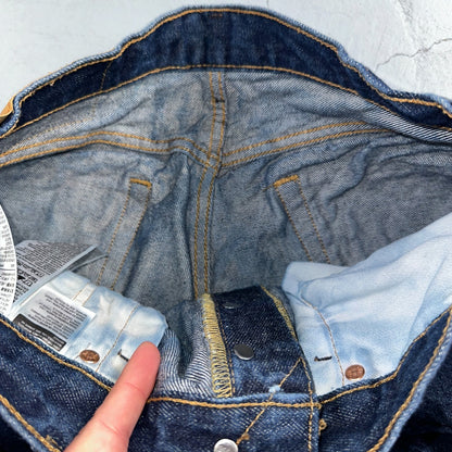 Levis 501 Y2K XX Straight Leg Jeans Blue VTG Dark Wash 34x32 Act 30x28