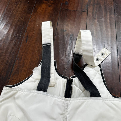 1960s Arcticwear Arctic Cat Bib Overalls Snow Suit Black Size L Vintage Zip Legs