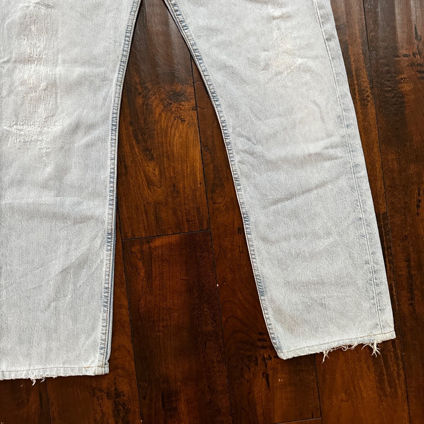 VTG Y2K Levis 501 Button Fly 31x32 Tag Jeans Light Wash 90s Blue XX Act 29x29