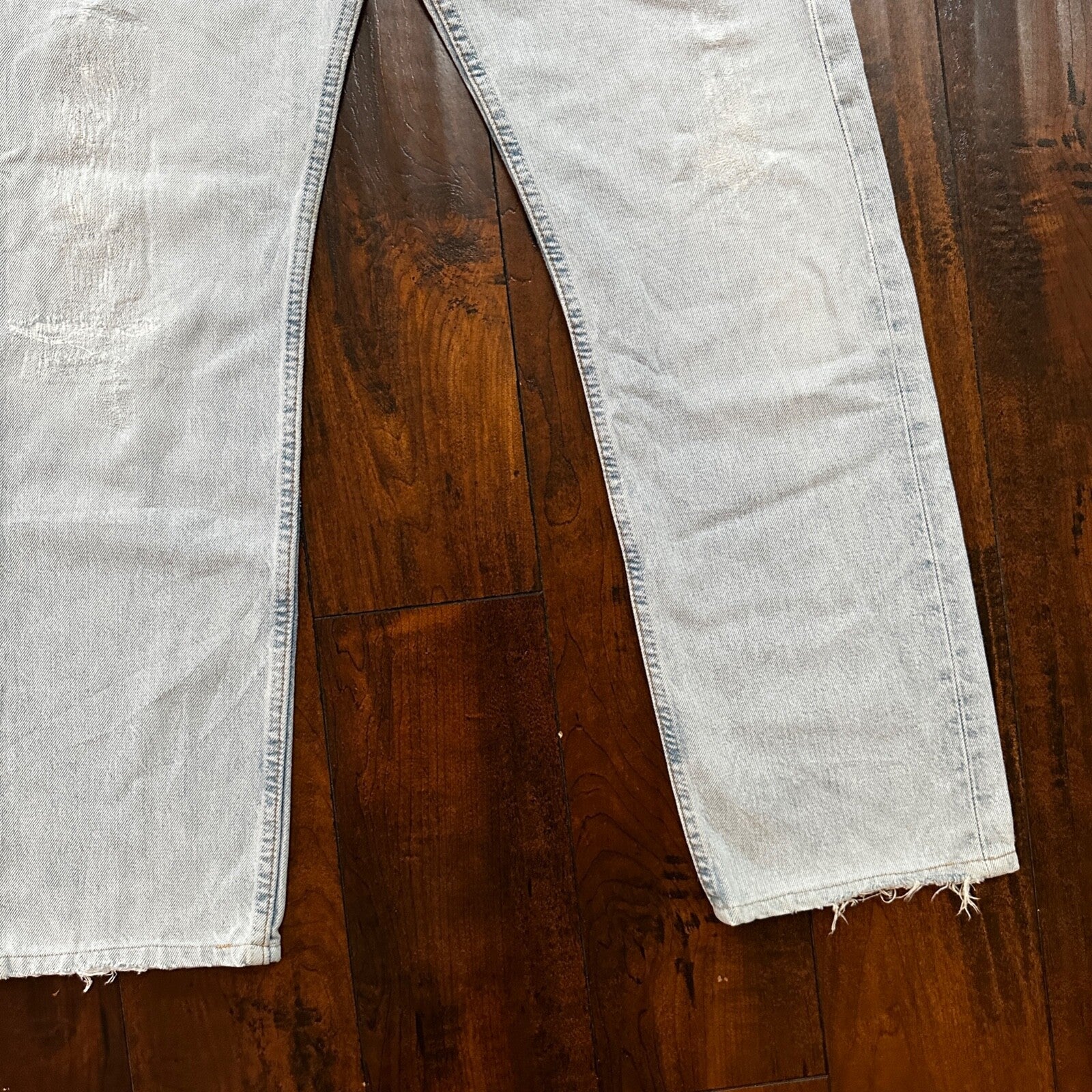 VTG Y2K Levis 501 Button Fly 31x32 Tag Jeans Light Wash 90s Blue XX Act 29x29