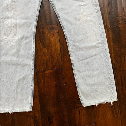 VTG Y2K Levis 501 Button Fly 31x32 Tag Jeans Light Wash 90s Blue XX Act 29x29