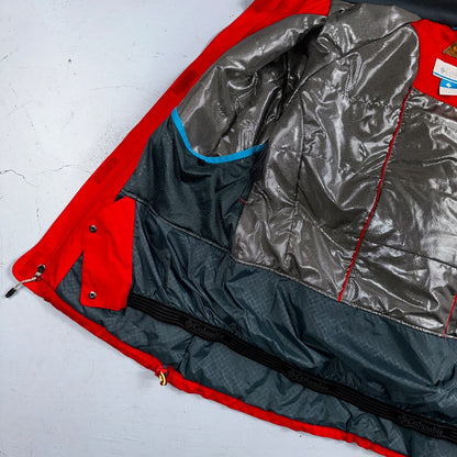 Columbia Women's Veloca Vixen II Jacket Coat Parka Omni Tech L Red Waterproof