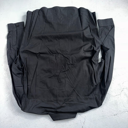 Polo Ralph Lauren Men's Black Solid Classic VTG 100% Cotton Button Shirt 15 32