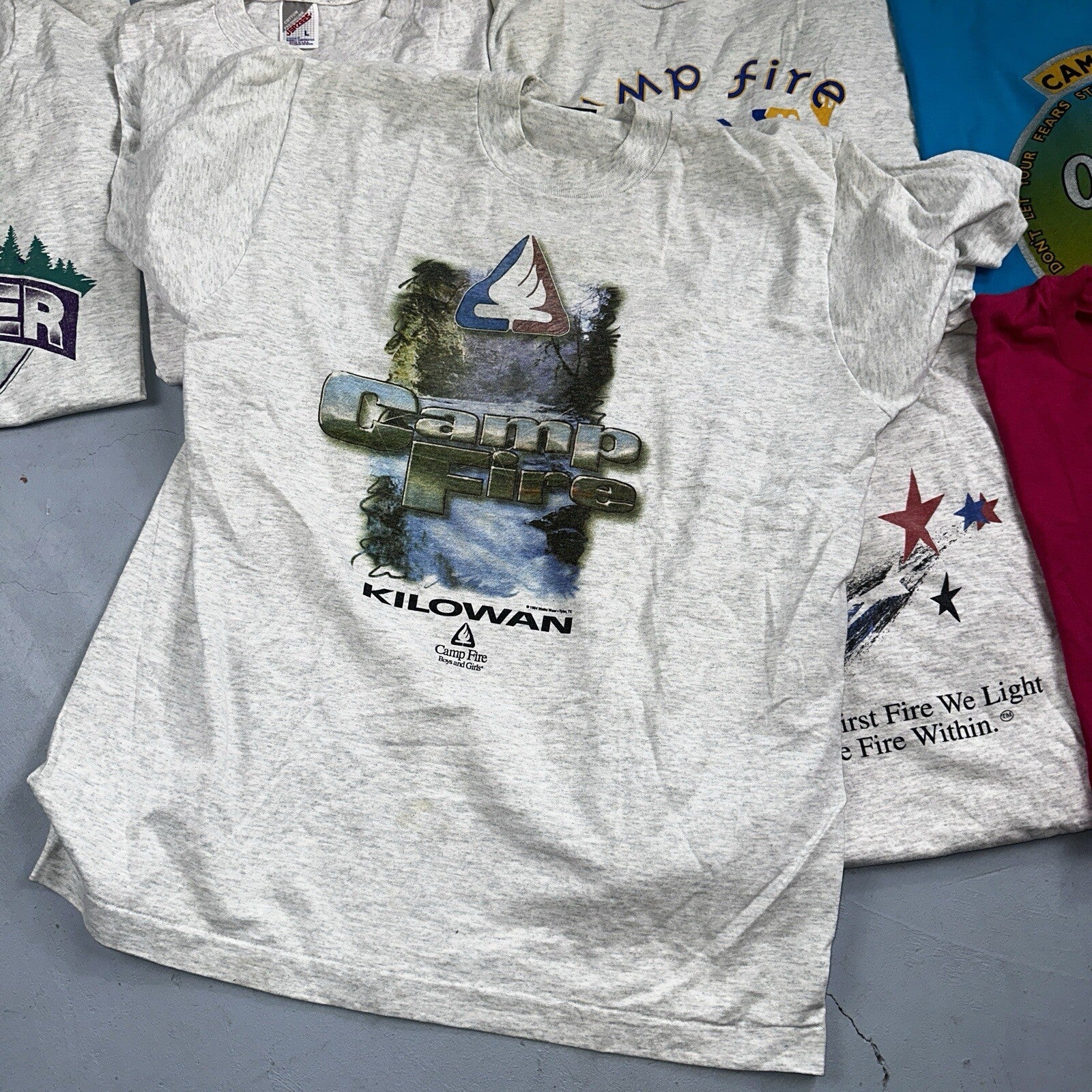 Vintage Oregon T Shirt Lot Of 8 Portland Camp Hike Travel 90s Single Stitch OTC