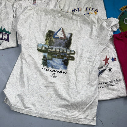 Vintage Oregon T Shirt Lot Of 8 Portland Camp Hike Travel 90s Single Stitch OTC