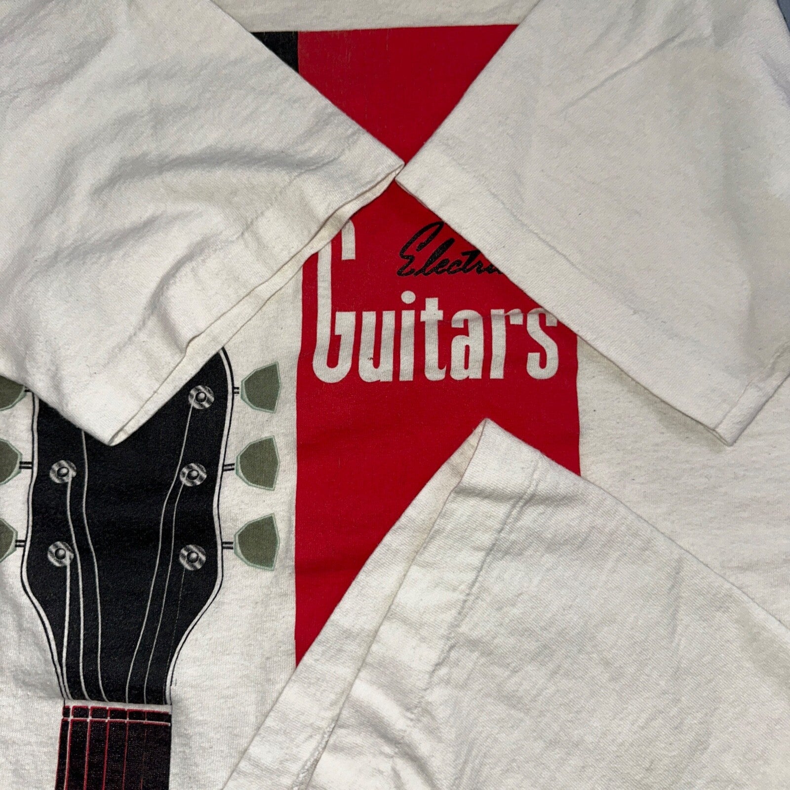 Supro Guitars VTG T Shirt FOTL 90s Single Stitch Music Band Gibson Martin 1990s